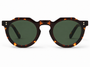 Lesca Lunetier Pica 424 – Sonnenbrille mit lenti verdi, Frontansicht