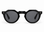 Lesca Lunetier Pica Black – sunglasses with grey lenses, front view