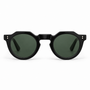 Lesca Lunetier Pica Black – Sonnenbrille mit lenti verdi, Frontansicht