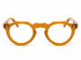 Lesca Lunetier Pica Miel in acetato color miele – vue de face avec branches aperte