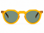 Lesca Lunetier Picas col. 1 Miel in acetato color miele, lenti verde grau – Frontansicht