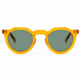 Lesca Lunetier Picas col. 1 Miel in acetato color miele, lenti verde grau – Frontansicht