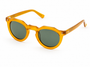 Lesca Lunetier Picas col. 1 Miel in acetato color miele, lenti verde grau – Dreiviertelansicht