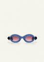 Paloceras Pebble RX Crystal Blue – occhiali da sole, vista frontale